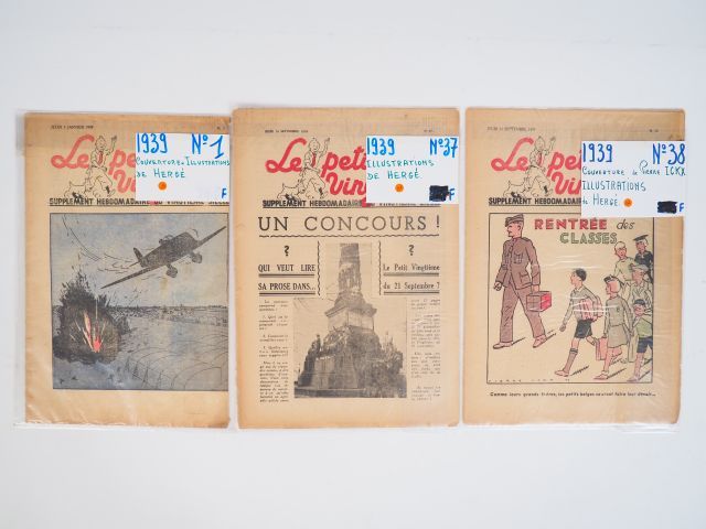 Null Le petit XXe : Ensemble de 3 numéros pour l'année 1939 (N° 1,37,38) TBE gén&hellip;