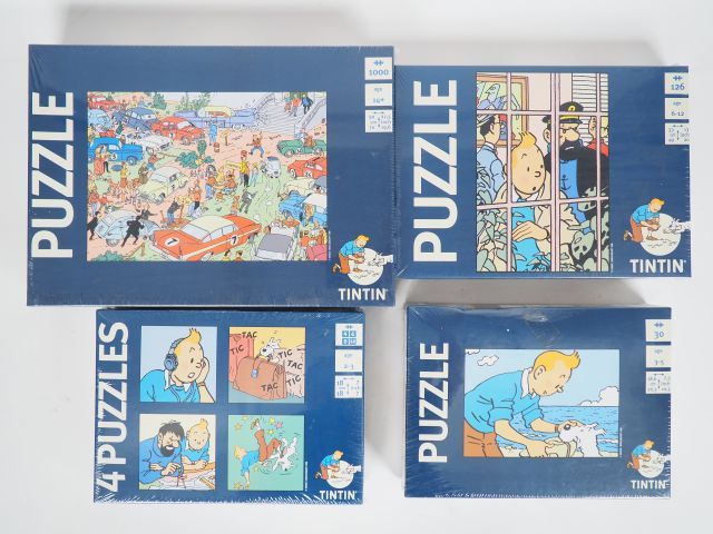 Null 4 PUZZLES Moulinsart 1998 NEUF sous emballage 1000 pieces/126/ 30 p/4 petit&hellip;