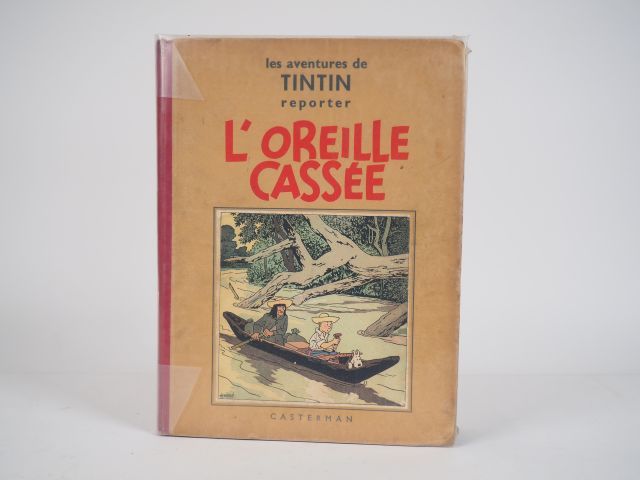 Null Les Aventures de Tintin reporter -L'Oreille Cassée EO -1937 NB - 4e plat A2&hellip;