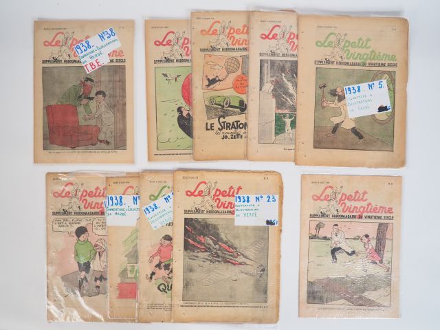 Null Le petit XXe : Ensemble de 10 numéros pour l'année 1938 (N° 5,7,11,20,23,24&hellip;