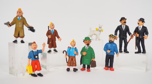 Null 9 figurines Série complète COMICS SPAIN de 1984-1985 RARE TBE