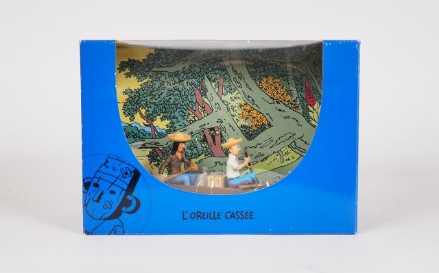 Null Ref 43000 TINTIN Collection DIORAMA Couverture Album"L'oreille Cassée" Piro&hellip;