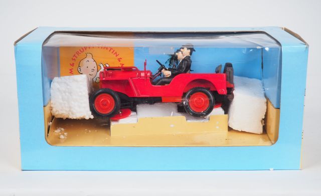 Null Jeep Hapax Tintin au pays de l'or noir 1/18e TBE Boite un petit peu abimée &hellip;