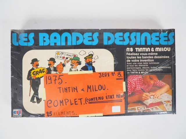 Null Rare Jeu Tintin CEJI "les bandes dessinées" n°8 Tintin et Milou Hergé / Le &hellip;