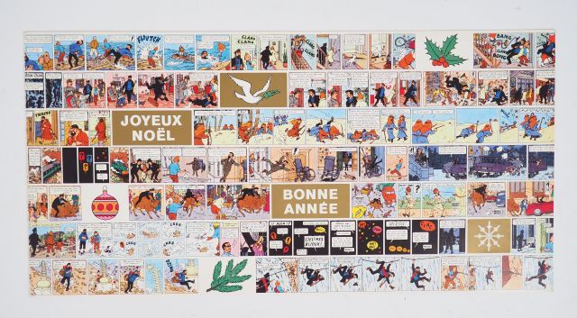 Null Carte de vœux 1973/1974 : Série de strips : Les bijoux de la Castafiore,Cok&hellip;