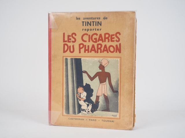 Null Les Aventures de Tintin reporter - Les Cigares du Pharaon -1938 NB - 4e pla&hellip;