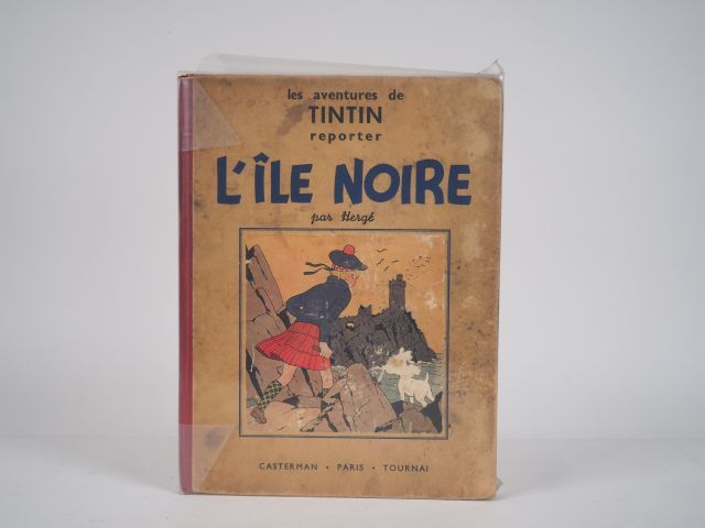 Null Les Aventures de Tintin reporter - L'île Noire-1938 NB - 4e plat A5 - 4HT c&hellip;