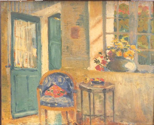 Null French school of the 20th century "Interior".

Oil on panel

Size 32,5 x 41&hellip;