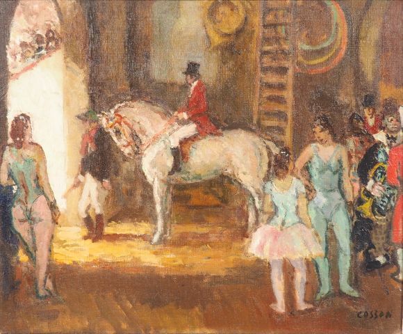 Null COSSON "Backstage at the circus".

Oil on canvas, signed lower right

Dim. &hellip;