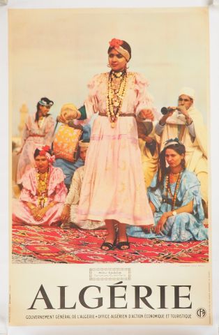 Null Poster "Algeria, Bou Saada, the Ouled nails dancers" (good condition)
