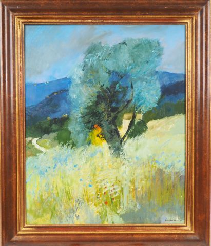 Null BARDONE "Stormy sky at the olive tree, Bandol

Oil on canvas signed lower r&hellip;