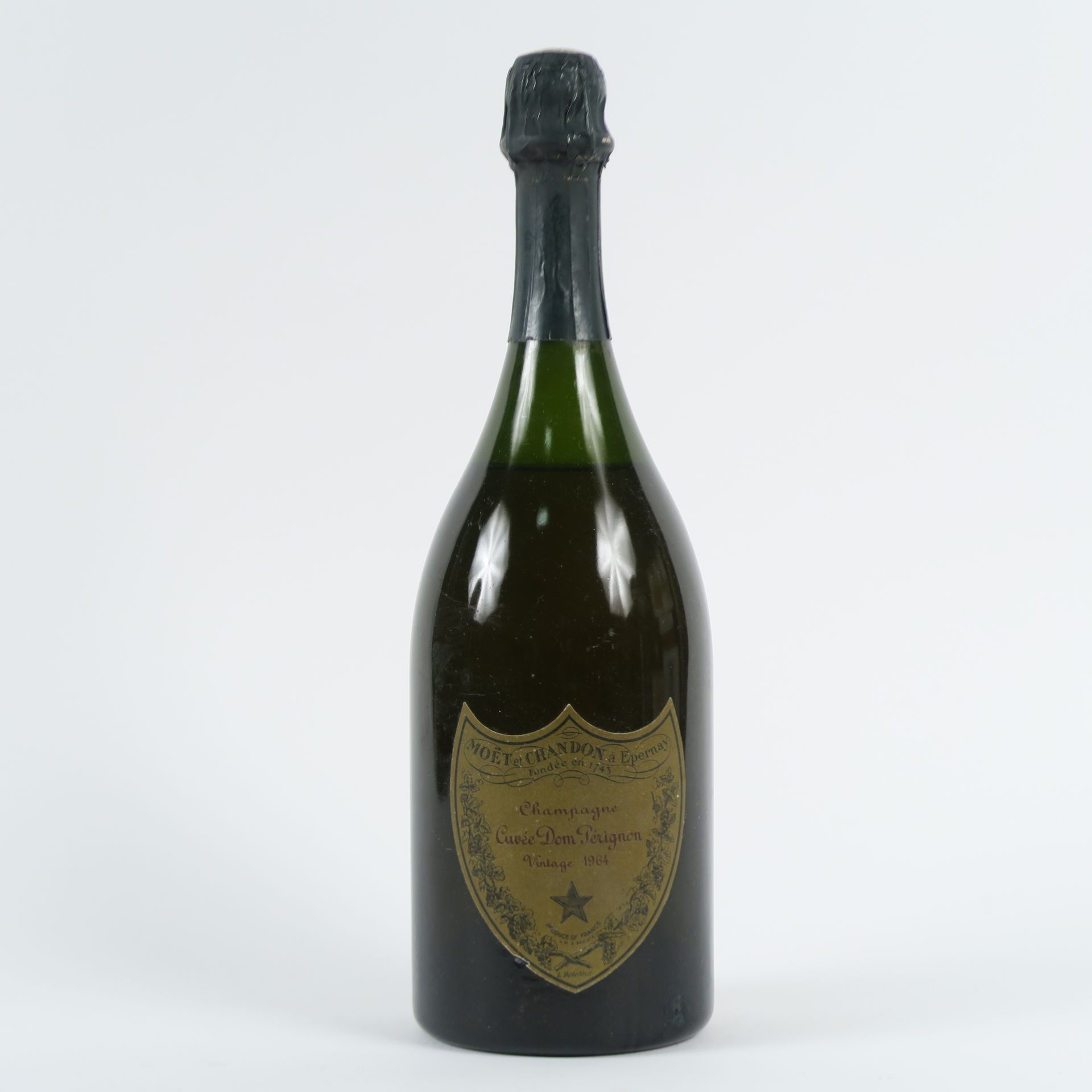 Null 1瓶Dom Perignon香槟 - 1964年 - 瓶盖下4厘米处