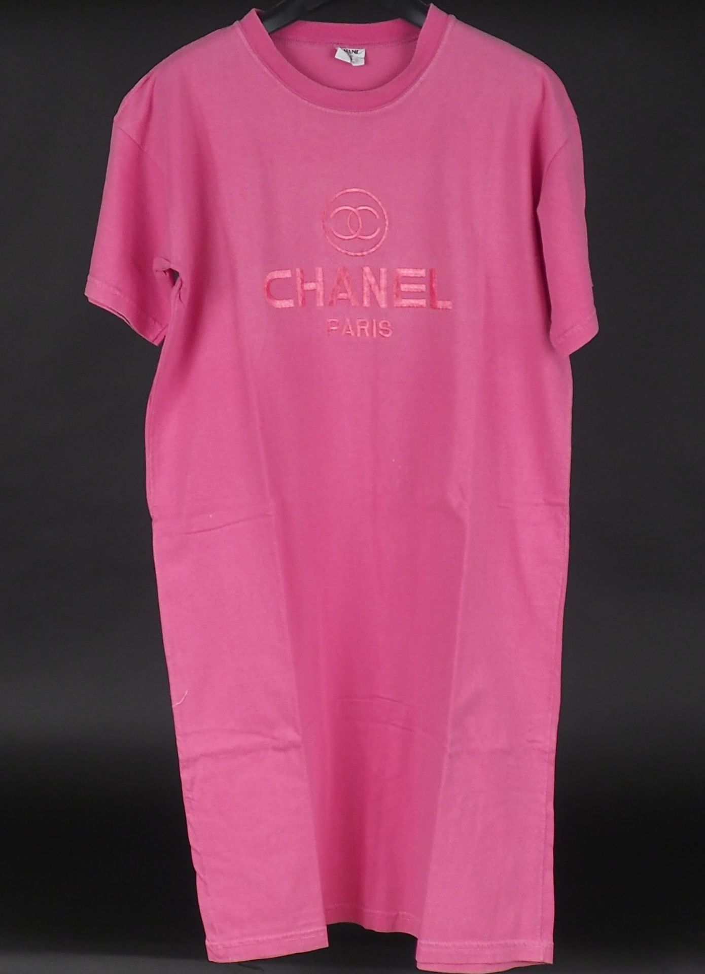 pink chanel shirt button