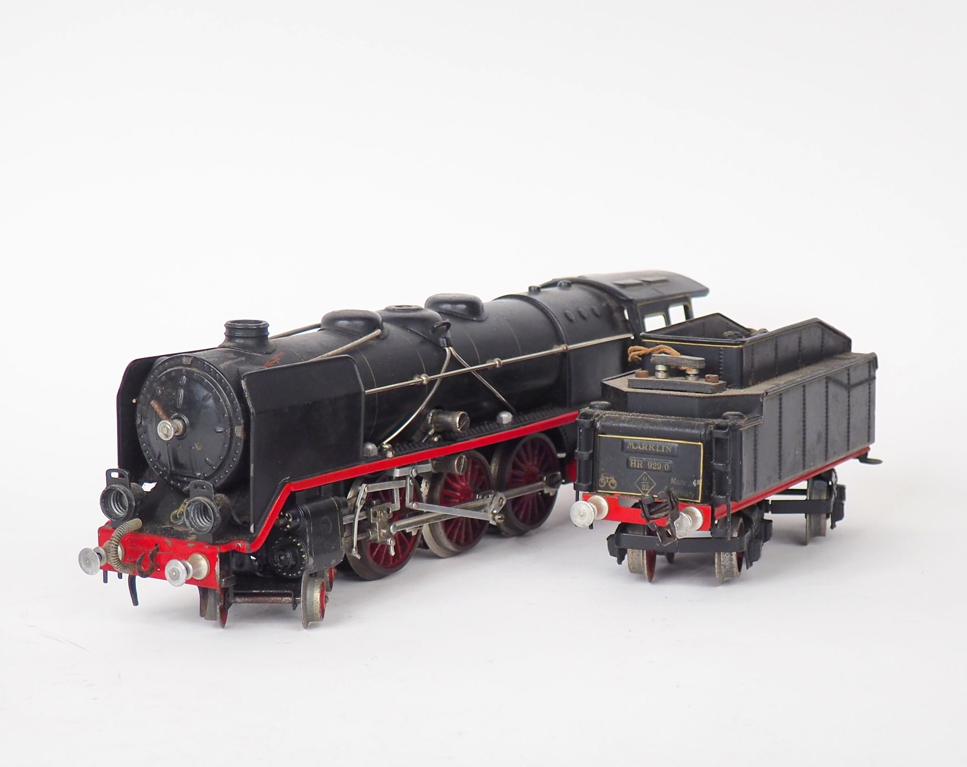 Null MARKLIN in O locomotive 231 black HR 66/12920 electric with tender with 2 b&hellip;