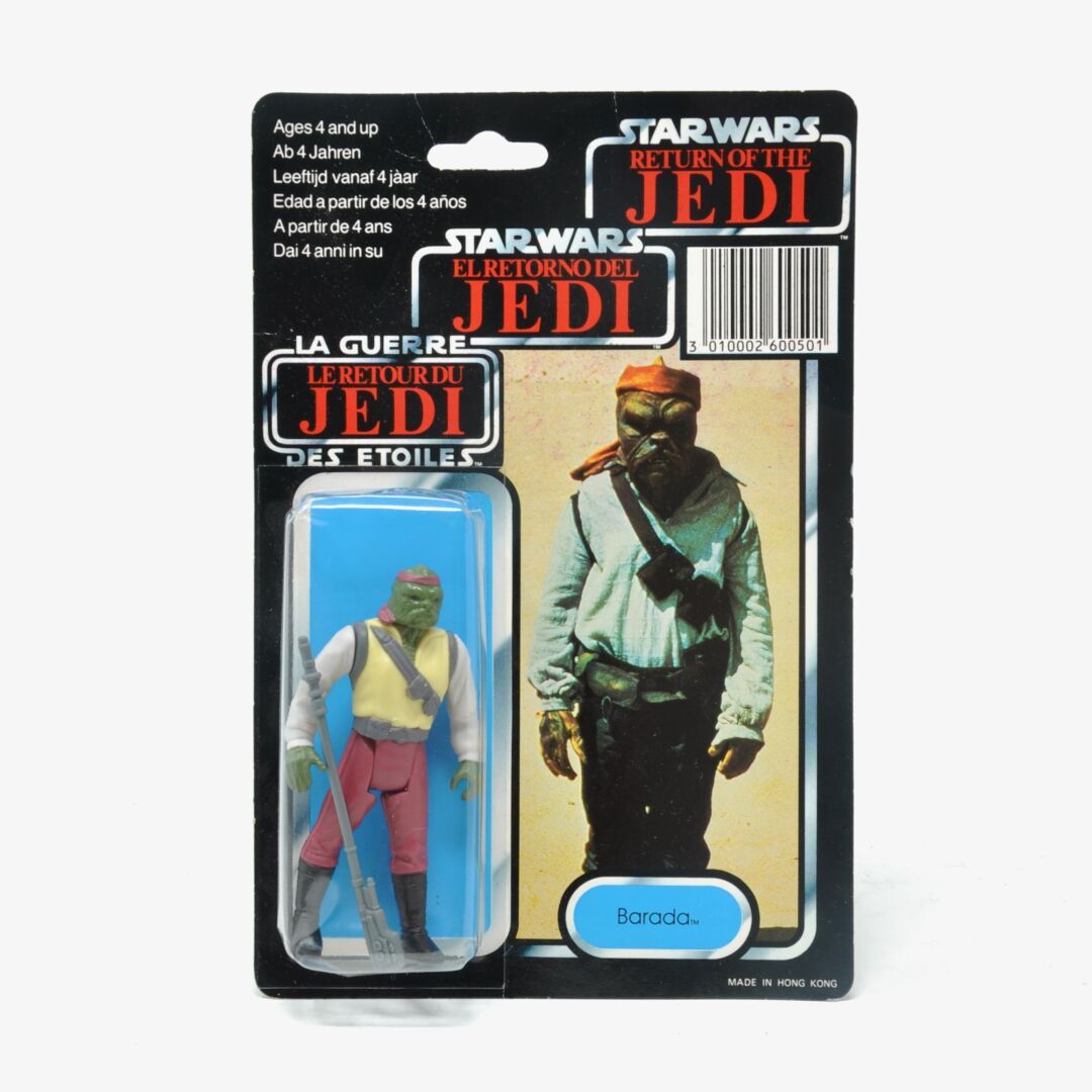 Null STAR WARS

"Barada"

Rückkehr der Jedi-Ritter, 

ROTJ 79 zurück, 1983 Trilo&hellip;