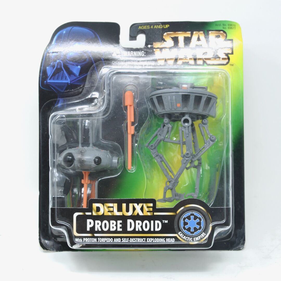 Null STAR WARS

"Deluwe Probe Droid"

Kenner, 1996

Brand new in box