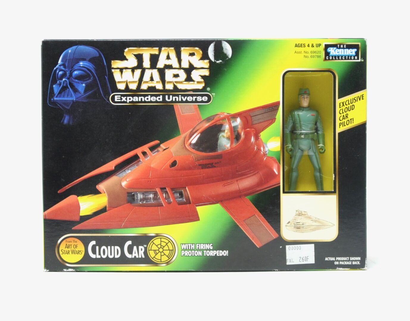 Null STAR WARS

"Cloud Car, With cloud car Pilot".

Expanded Universe

Kenner, 1&hellip;