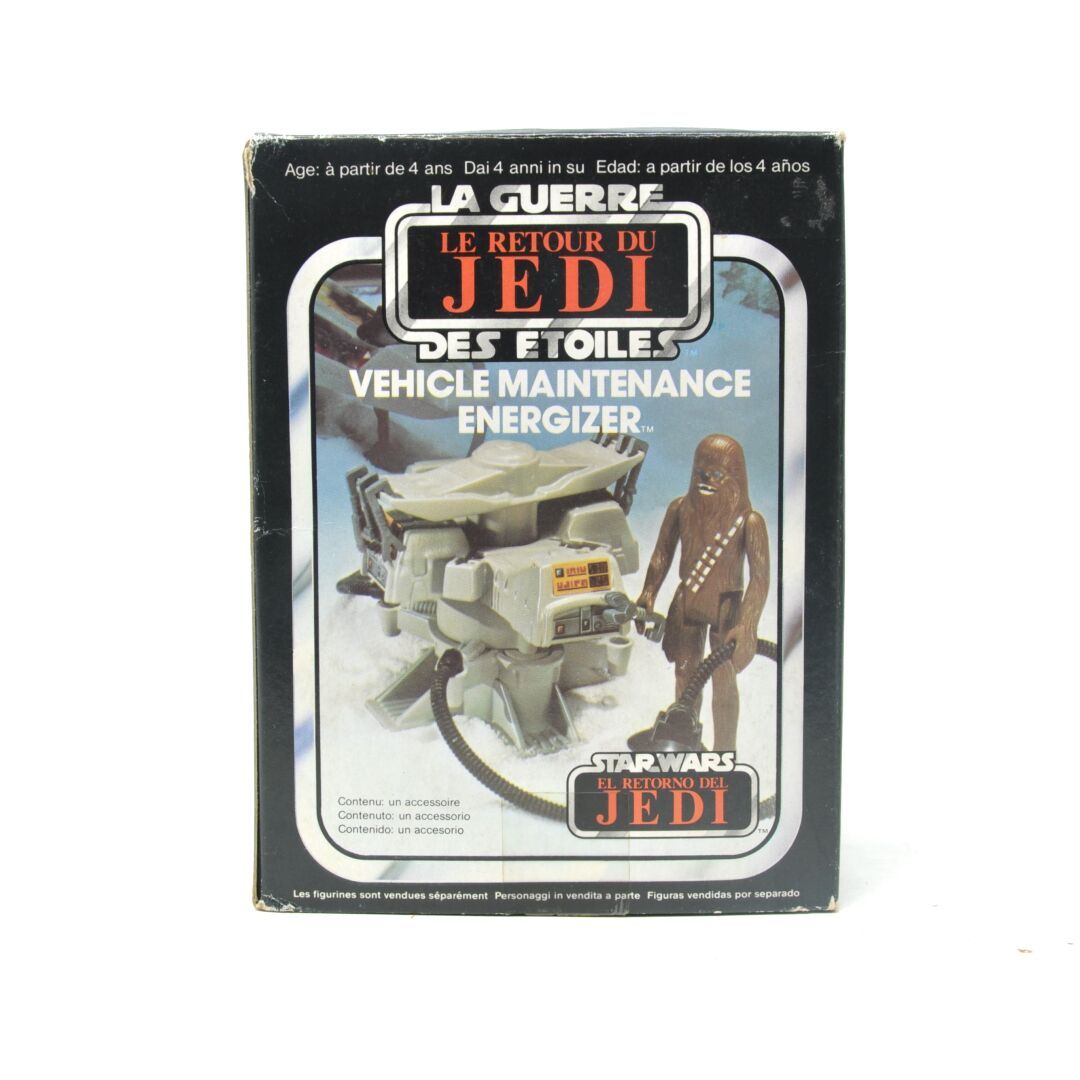 Null STAR WARS

"Vehicule Maintenance energizer"

Return of the Jedi, Palitoy 19&hellip;