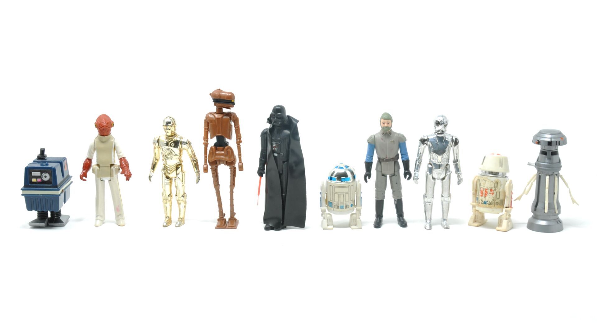 Null STAR WARS 

Kenner, lot de 10 figurines

Gonk Droid, power droid

Admiral A&hellip;