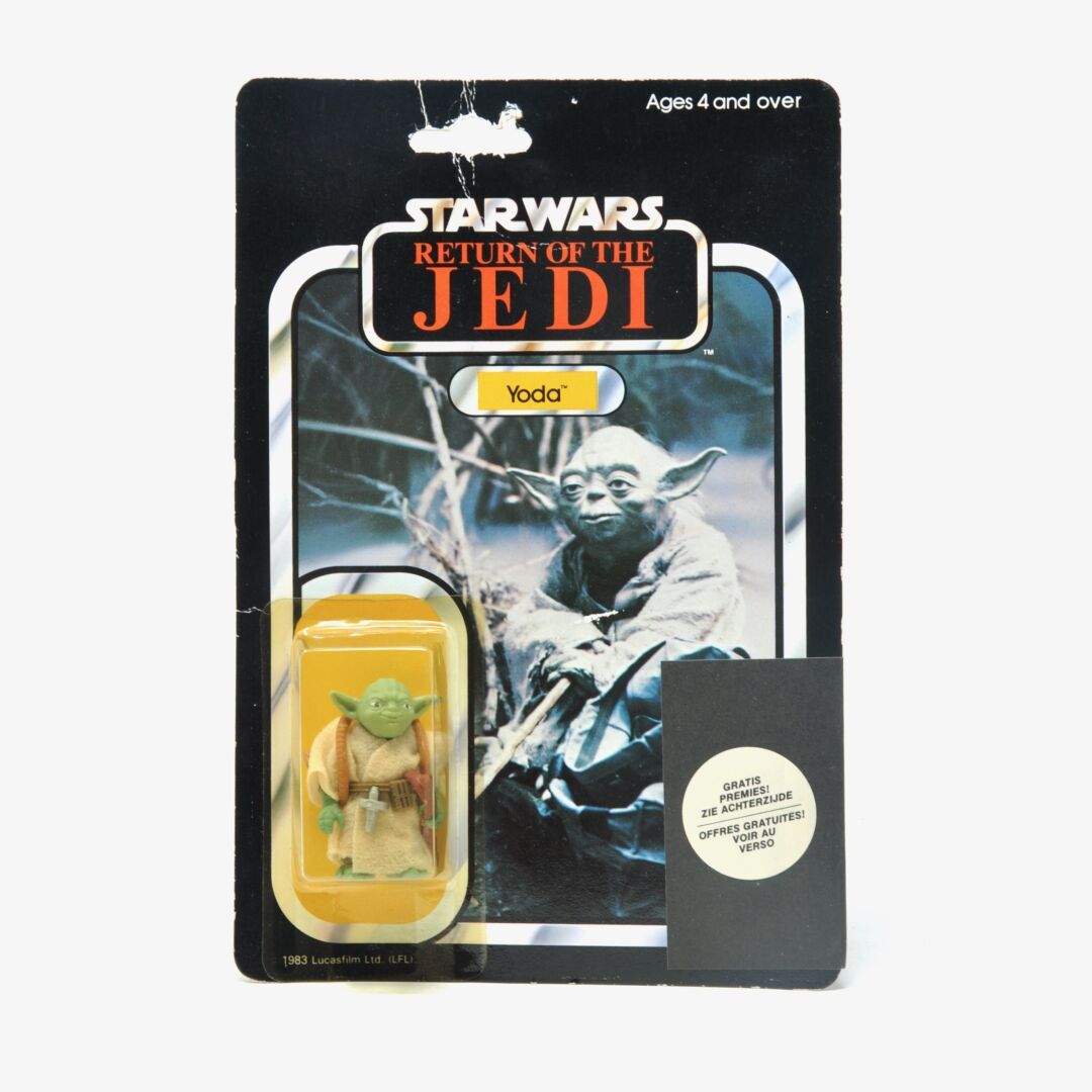 Null STAR WARS

"YODA"

El retorno del Jedi, 

ROTJ 65 atrás, Kenner ,USA , 1983&hellip;