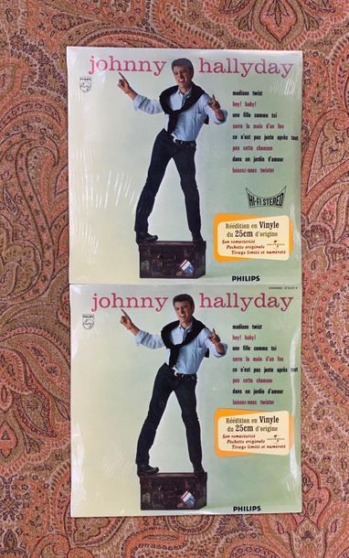 Johnny HALLYDAY 2 disques 25 cm - Johnny Hallyday "Johnny Hallyday, n° 3" 

Rééd&hellip;