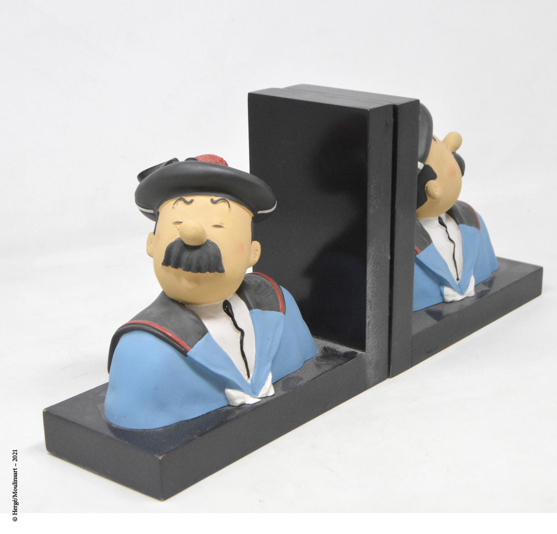 TINTIN HERGÉ/LEBLON DELIENNE

Pair of Dupond(t) bookends. 

Very good condition.&hellip;