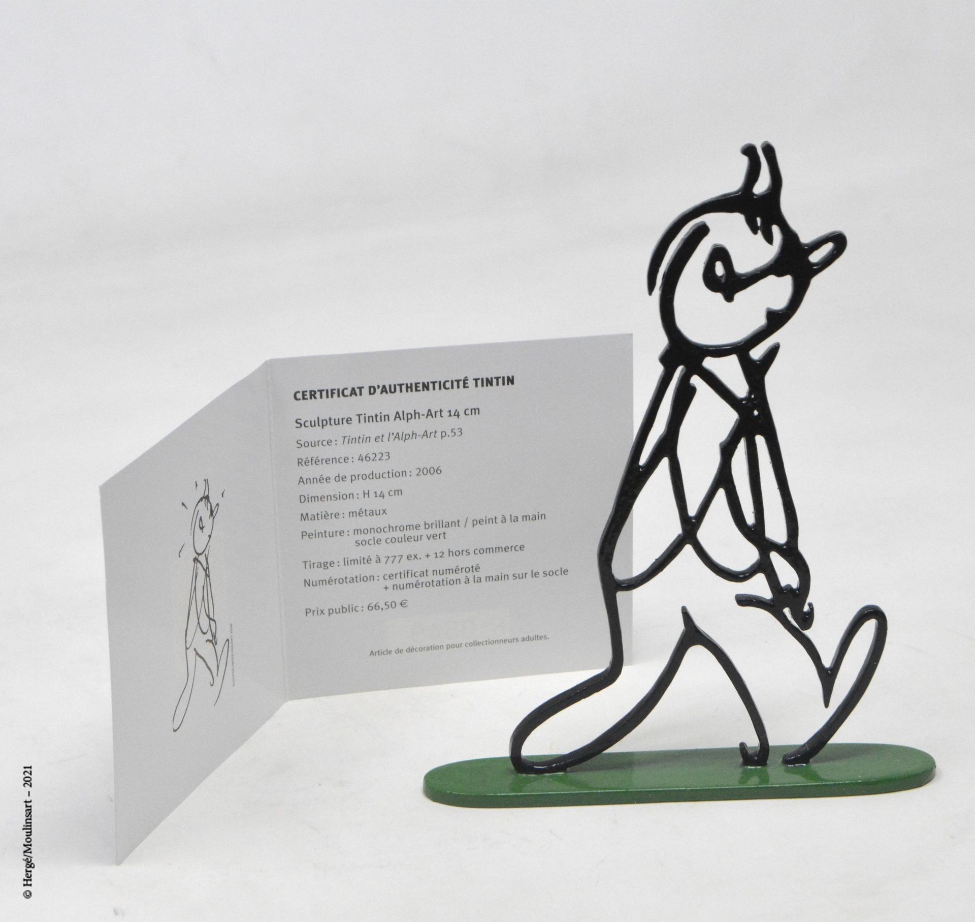 TINTIN HERGÉ /MOULINSART

Hergé : Moulinsart Blei/Kollektion Skulptur

Tim und S&hellip;
