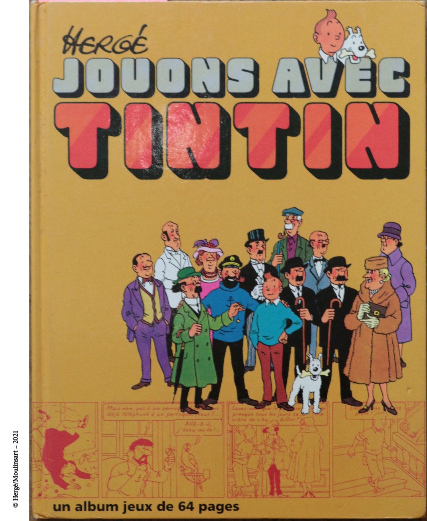 Dérivés HERGÉ/TINTIN/ALBUM JEUX

Jouons avec Tintin

Album jeux Tintin,Ed. Caste&hellip;