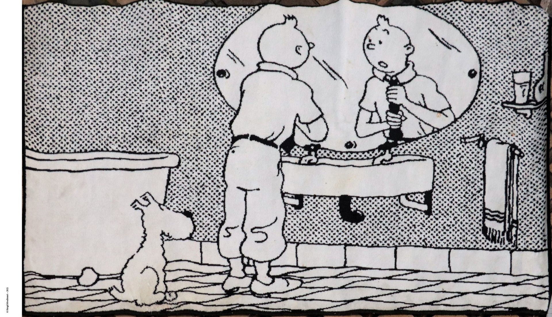 Dérivés Tapis de bain édité par Axis (1995)

Tintin ajustant sa cravate dans sa &hellip;