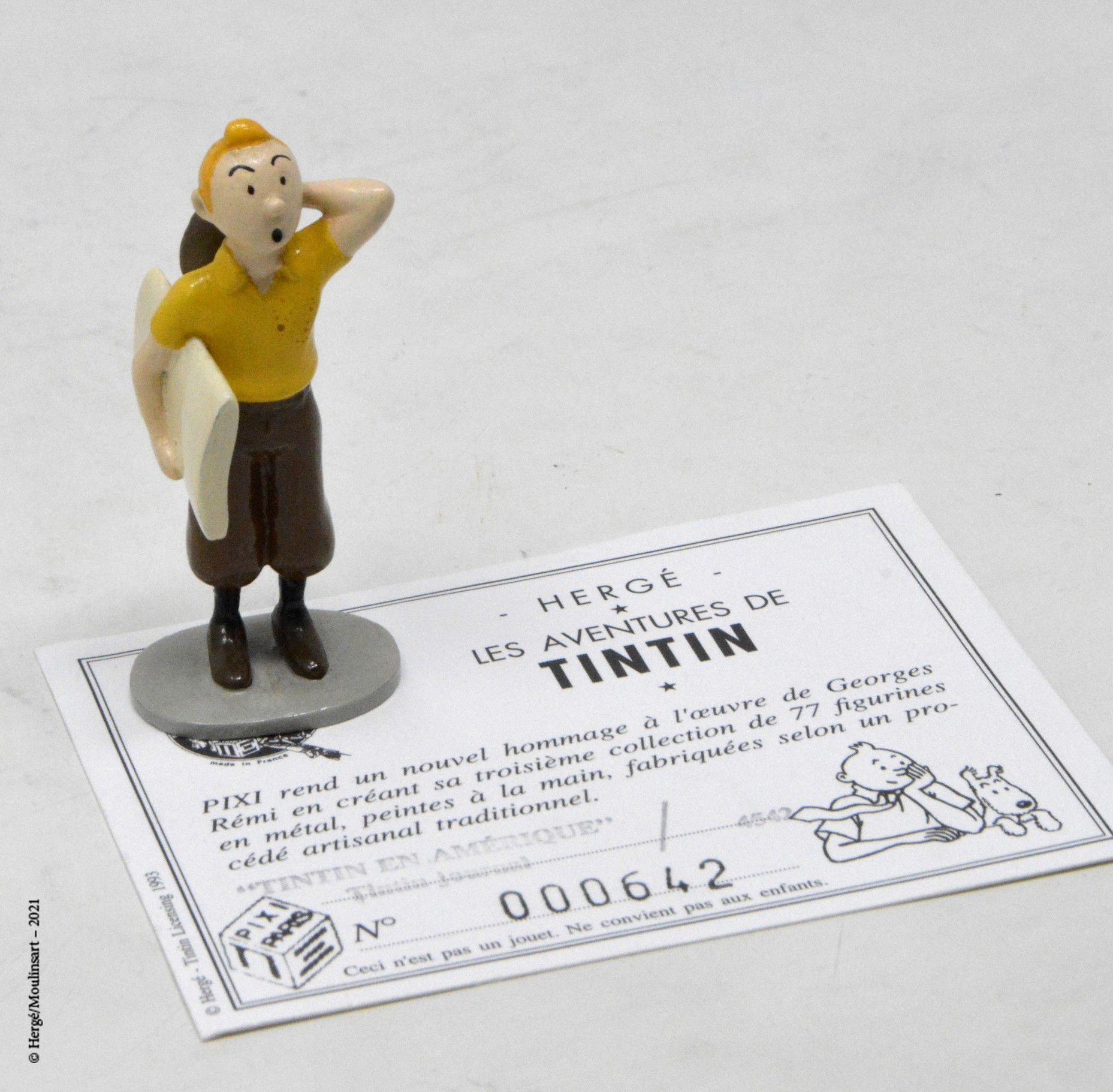 Tintin en Amérique 赫格/皮克斯（HERGÉ/PIXI

Hergé :Tintin系列第3号

丁丁在美国：丁丁日记（1993年

参考资料&hellip;