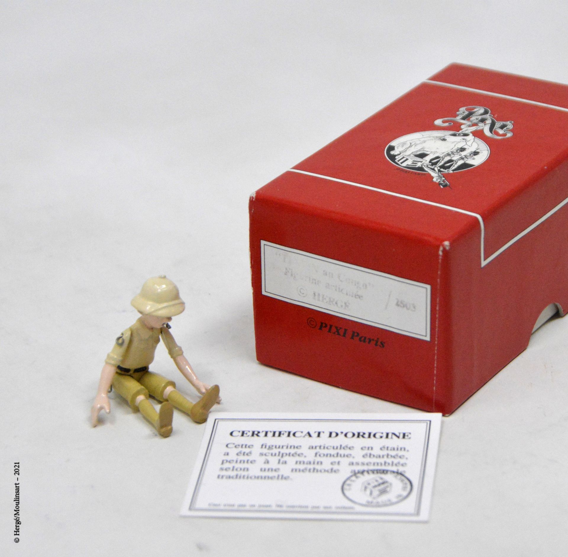 Tintin au Congo HERGÉ/PIXI 

Hergé : Collection articulés en étain

Tintin Congo&hellip;