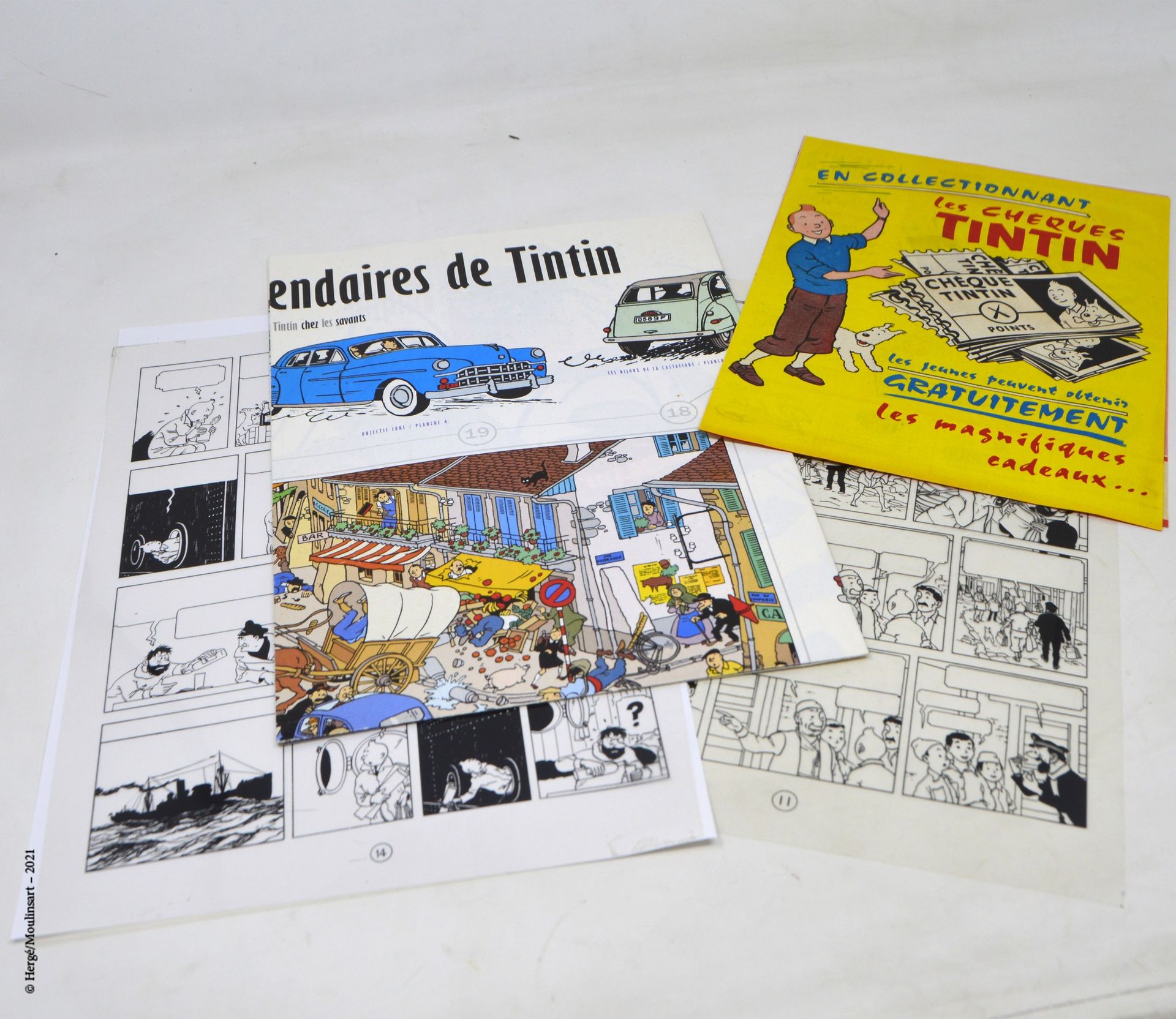Dérivés HERGÉ/TINTIN/PRODUITS DÉRIVÉS

Lot de produits dérivés papiers Tintin (A&hellip;