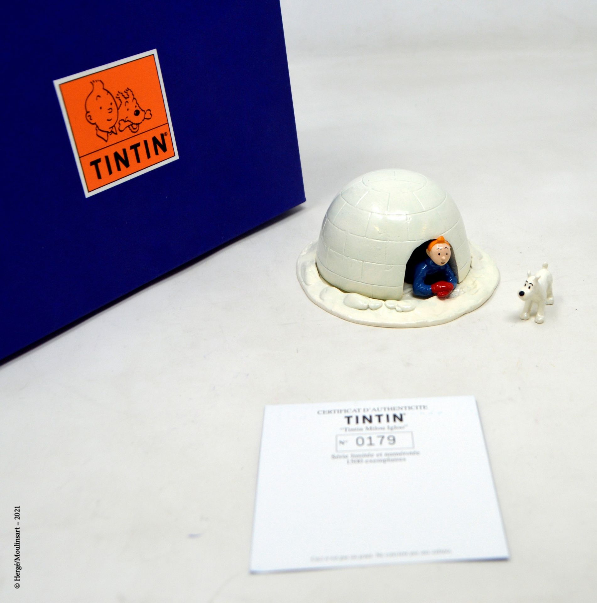 TINTIN 赫格/皮克斯（HERGÉ/PIXI

Hergé :Moulinsart 铅/经典系列。

丁丁和雪地冰屋 (2002)

编号：46943

带&hellip;