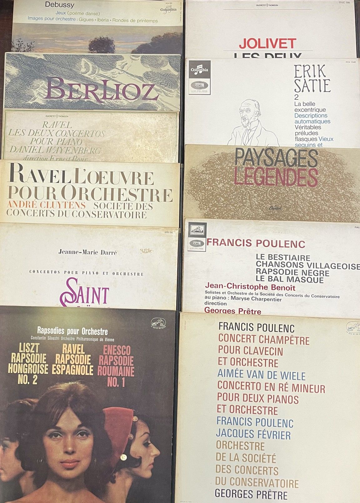 CLASSIQUE 11 x Lps - French Classical Music, 19 and 20th centuries

Ref : DTX 17&hellip;