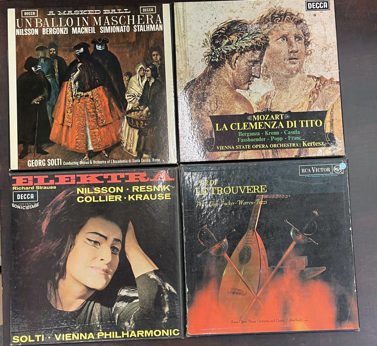 STEREO 4 x boxes (Lps) - Opera, various Labels

3 x British Pressings and 1 x Fr&hellip;