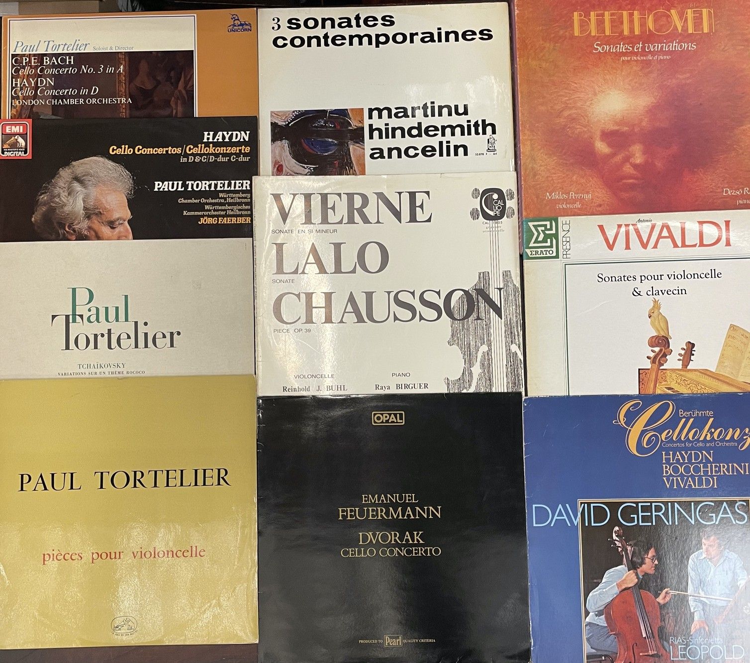 Violoncelle 10 x Lps/boxes (Lps) - Cello, various Performers, various Labels

VG&hellip;