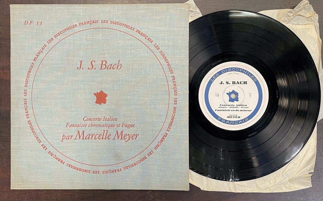 Marecelle MEYER 1 x 10'' - Marcelle Meyer/piano, Les Discophiles Français Label
&hellip;