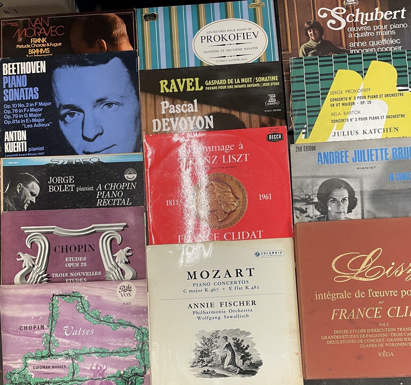 PIANO 13 x Lps/boxes (Lps) - Piano, various Performers, various Labels

VG to EX&hellip;