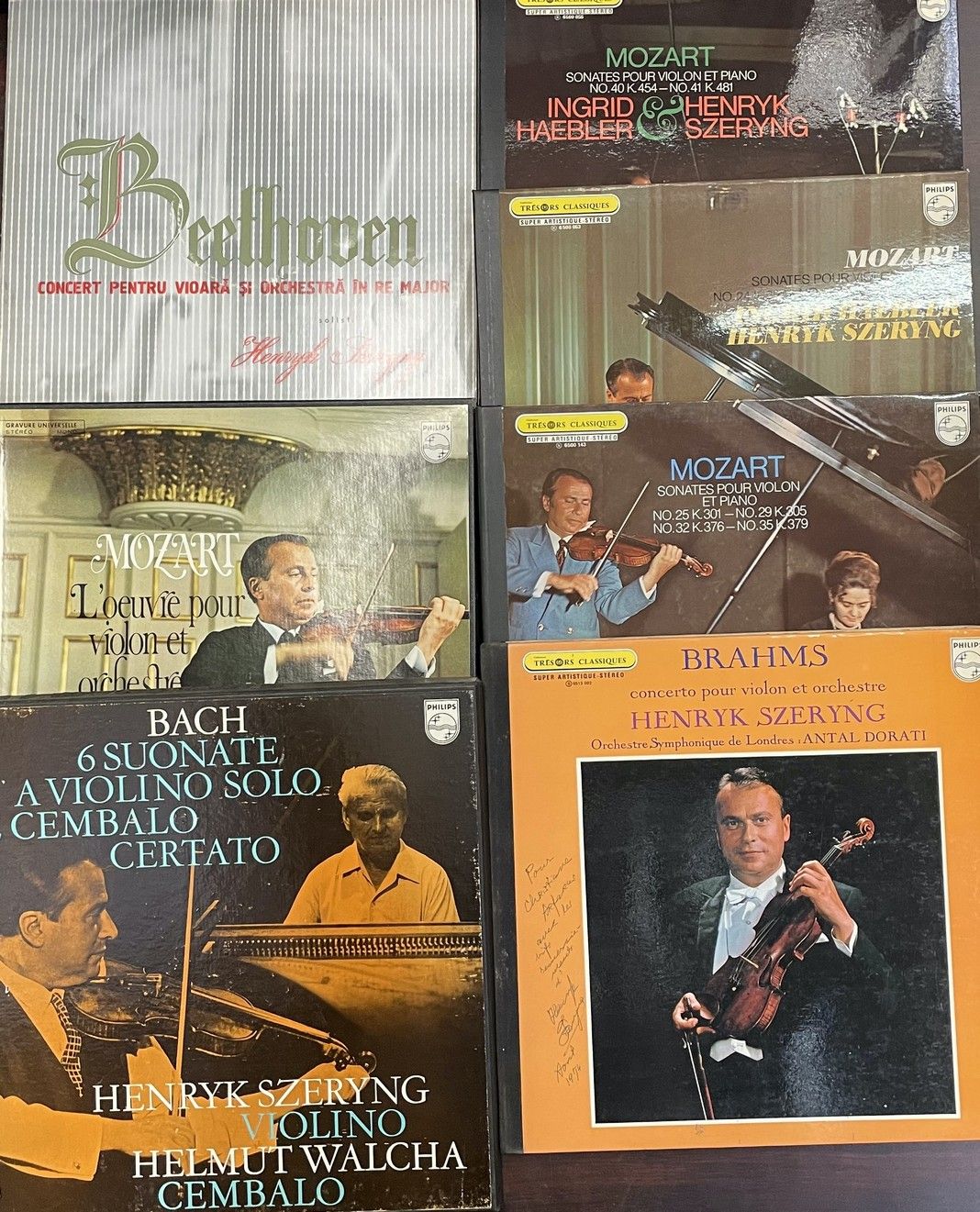 Henryk SZERYNG 5 x Lps and 2 x boxes (Lps) - Henryk Szeryng/violin, various Labe&hellip;