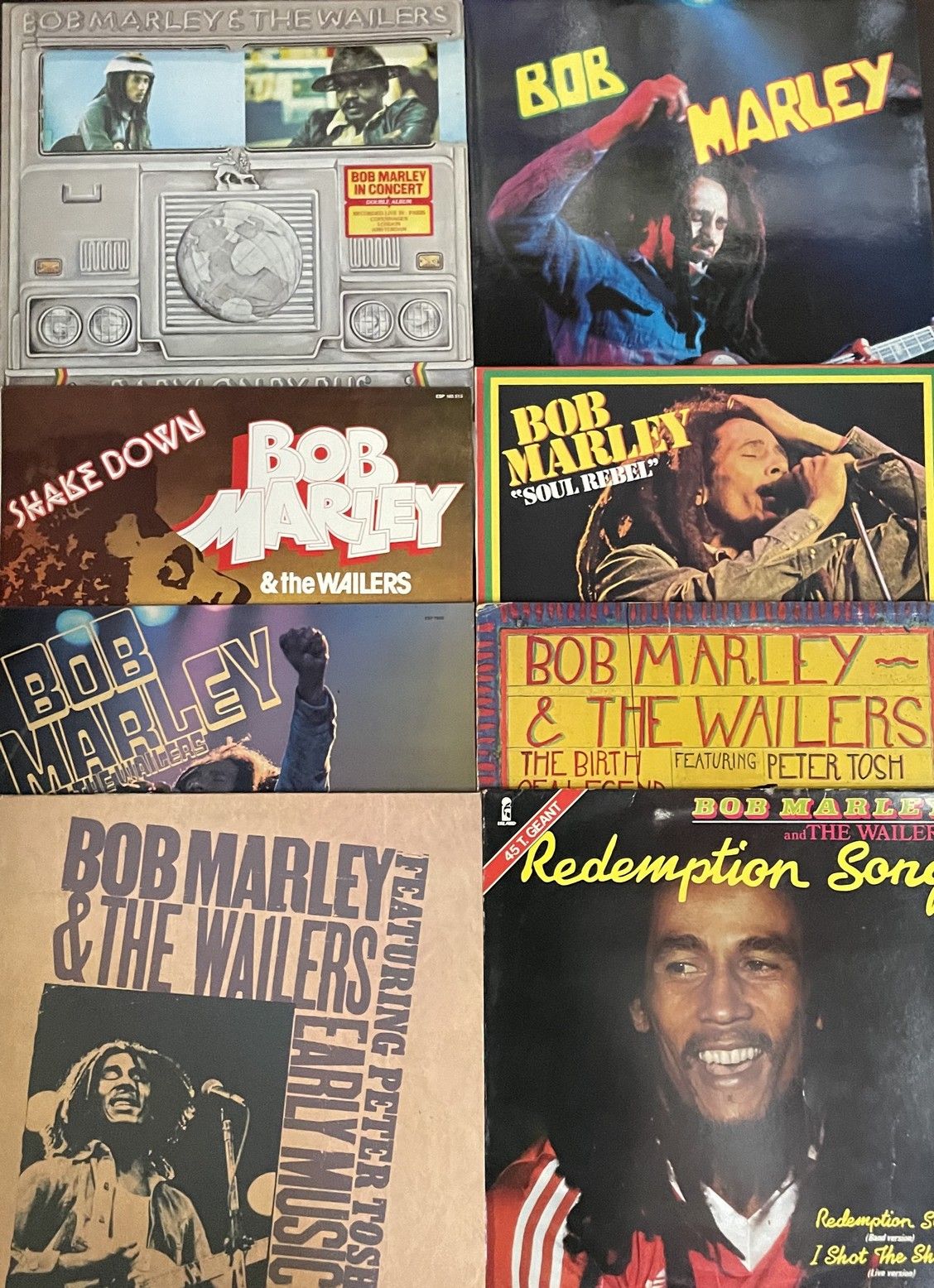 REGGAE Huit disques maxi 45 T/33 T - Bob Marley

VG à EX, VG à EX