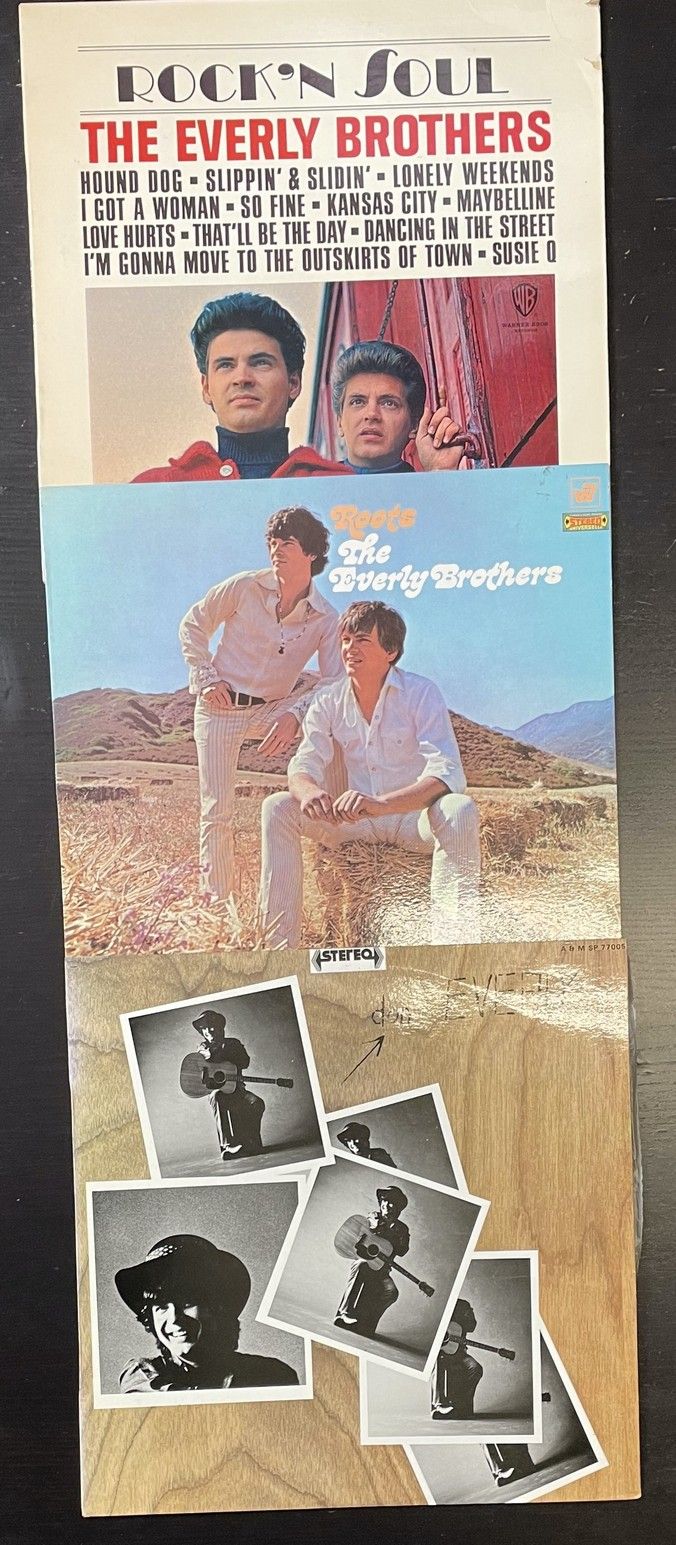 Blues/Country Trois disques 33 T - The Everly Brothers

Pressages français

VG à&hellip;