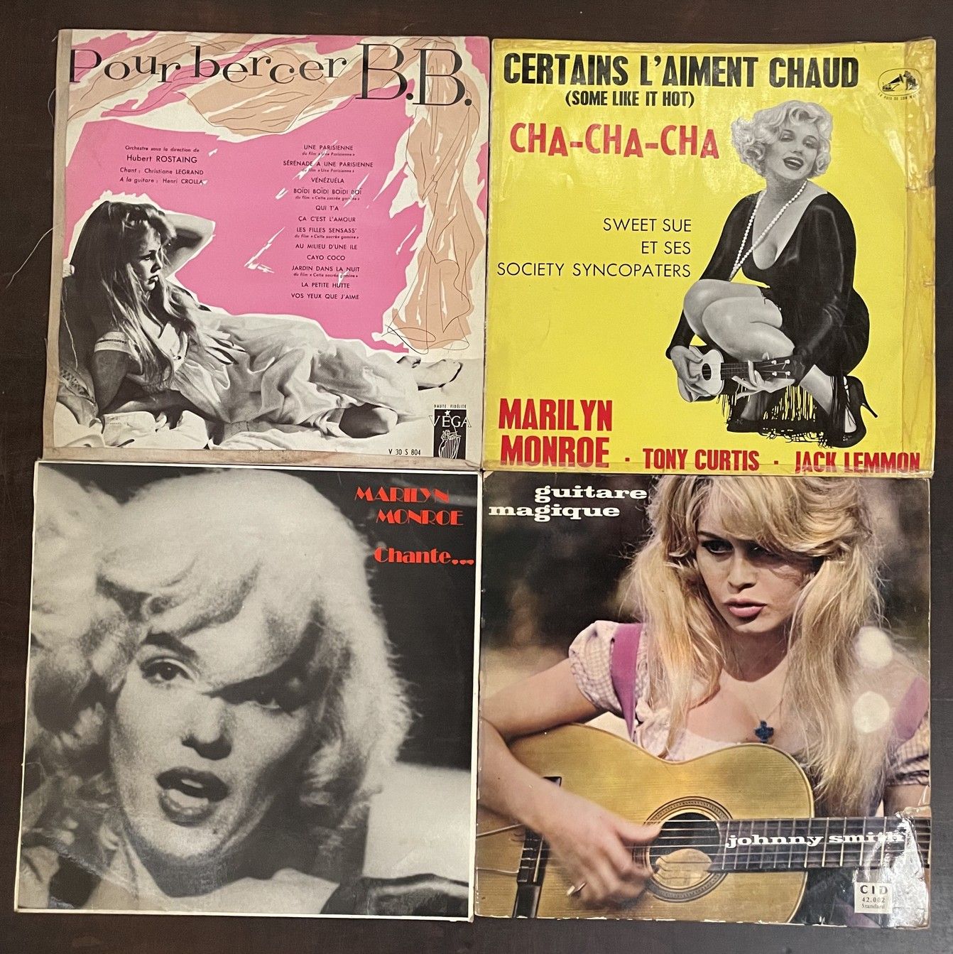CHANTEUSES Quatre disques 33T - Sex Symbols (Brigitte Bardot/Marilyn Monroe)

G &hellip;