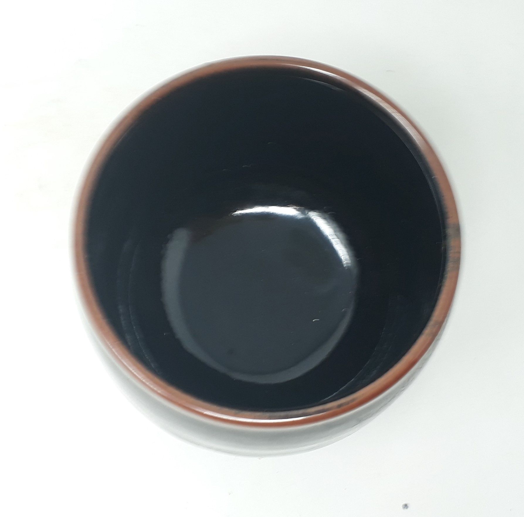 COURCOUL Jacqueline and Bernard 
Bowl in black and brown porcelain, ink stamp an&hellip;