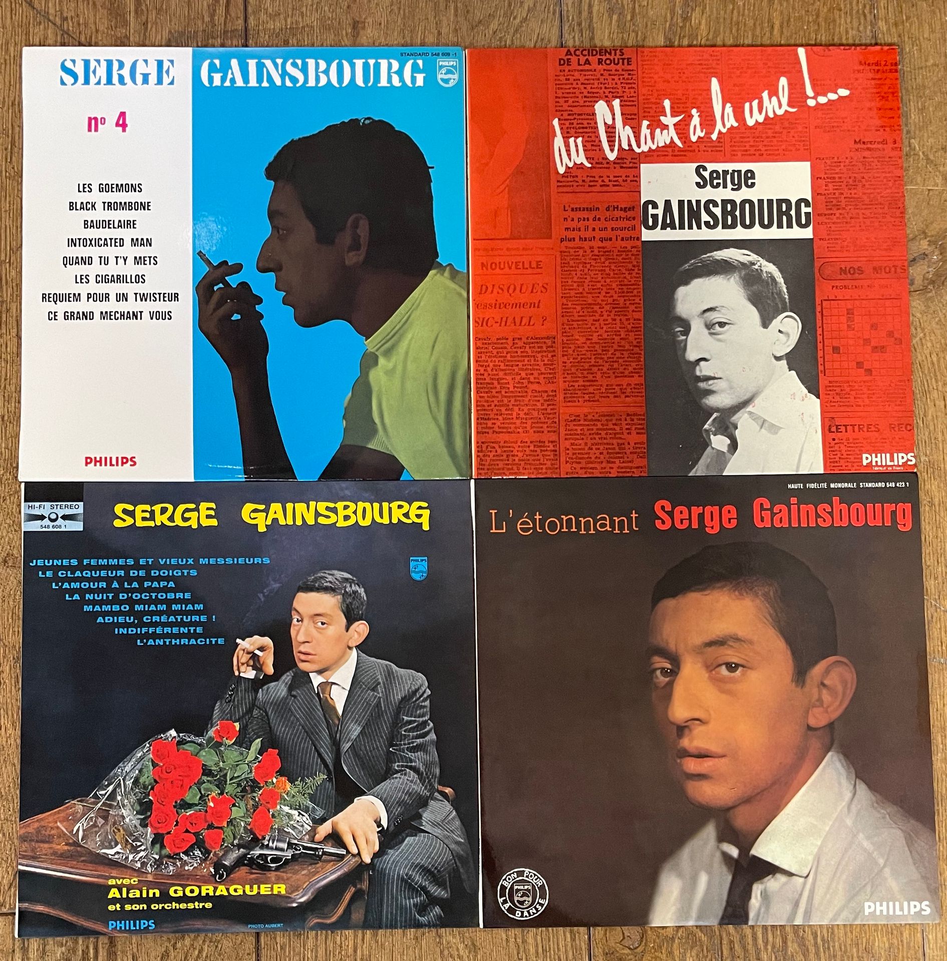 Chansons française Quatre disques 25 cm - Serge Gainsbourg
Rééditions, dont "Cha&hellip;