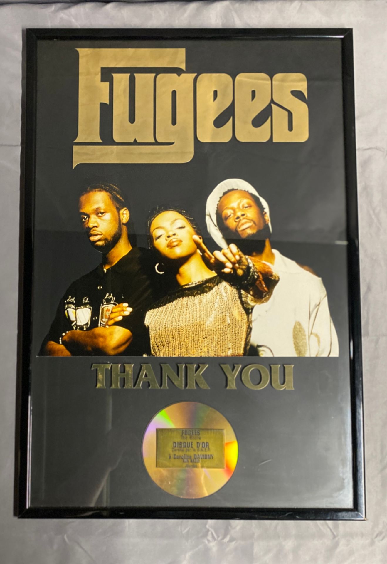 R&B/Funk… 一张金盘--Fugees "The Score"。
SNEP认证，1998年6月 
VG+