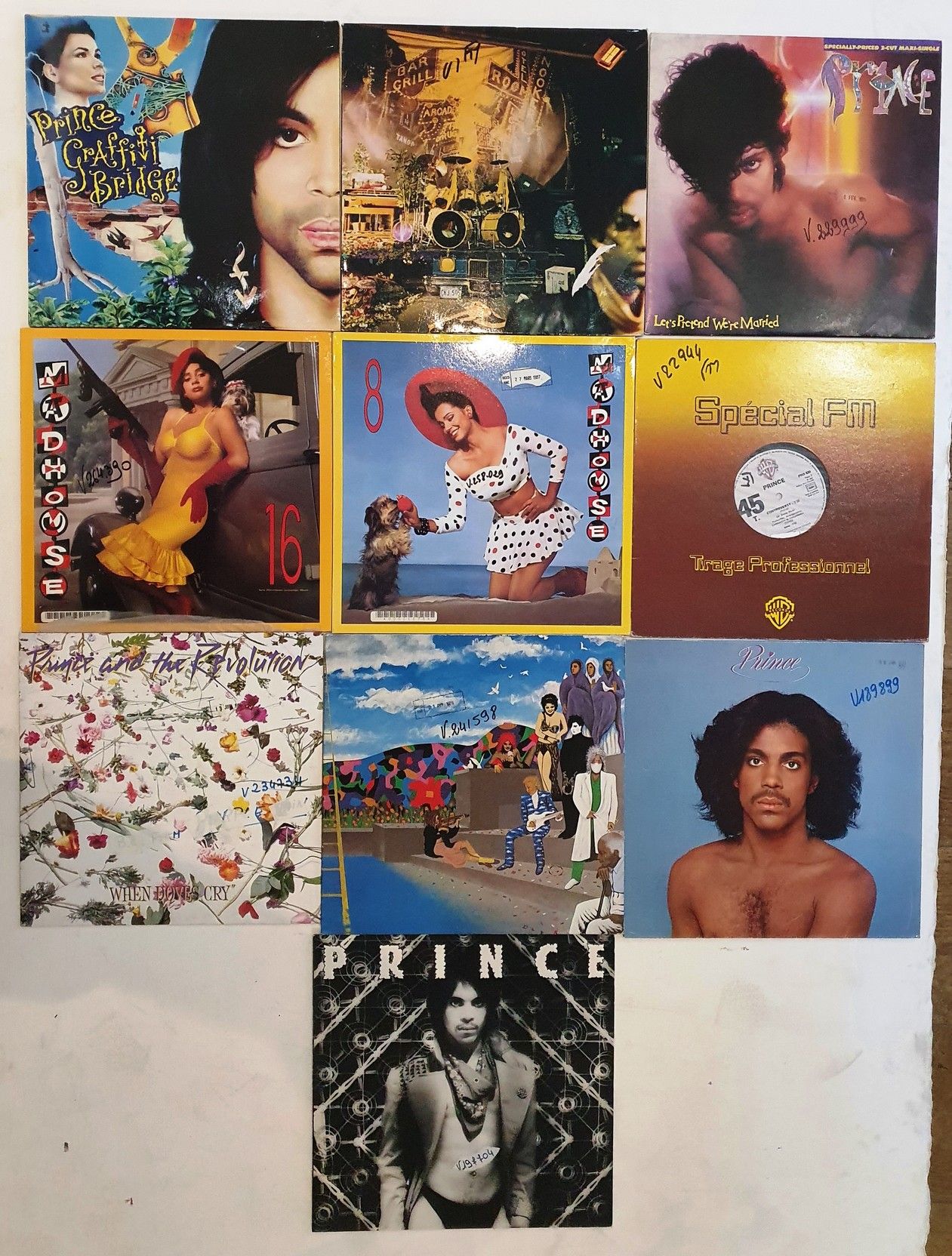 R&B/Soul/Funk Dix disques maxi 45T/33T - Prince et artistes produits
dont rare m&hellip;