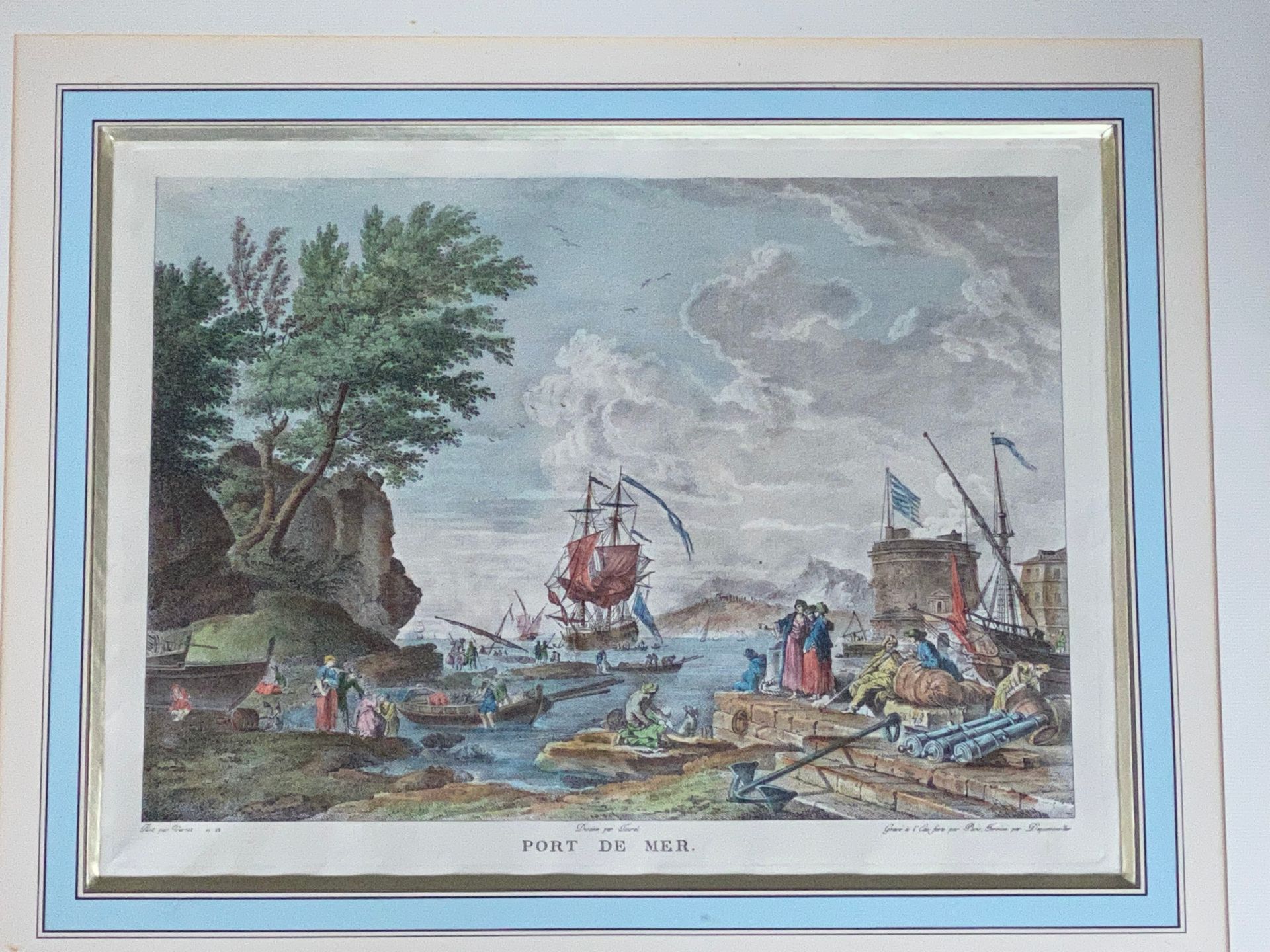 Null François Dequevauviller (1745-1807), Dopo Claude Jospeh Vernet (1714-1789),&hellip;