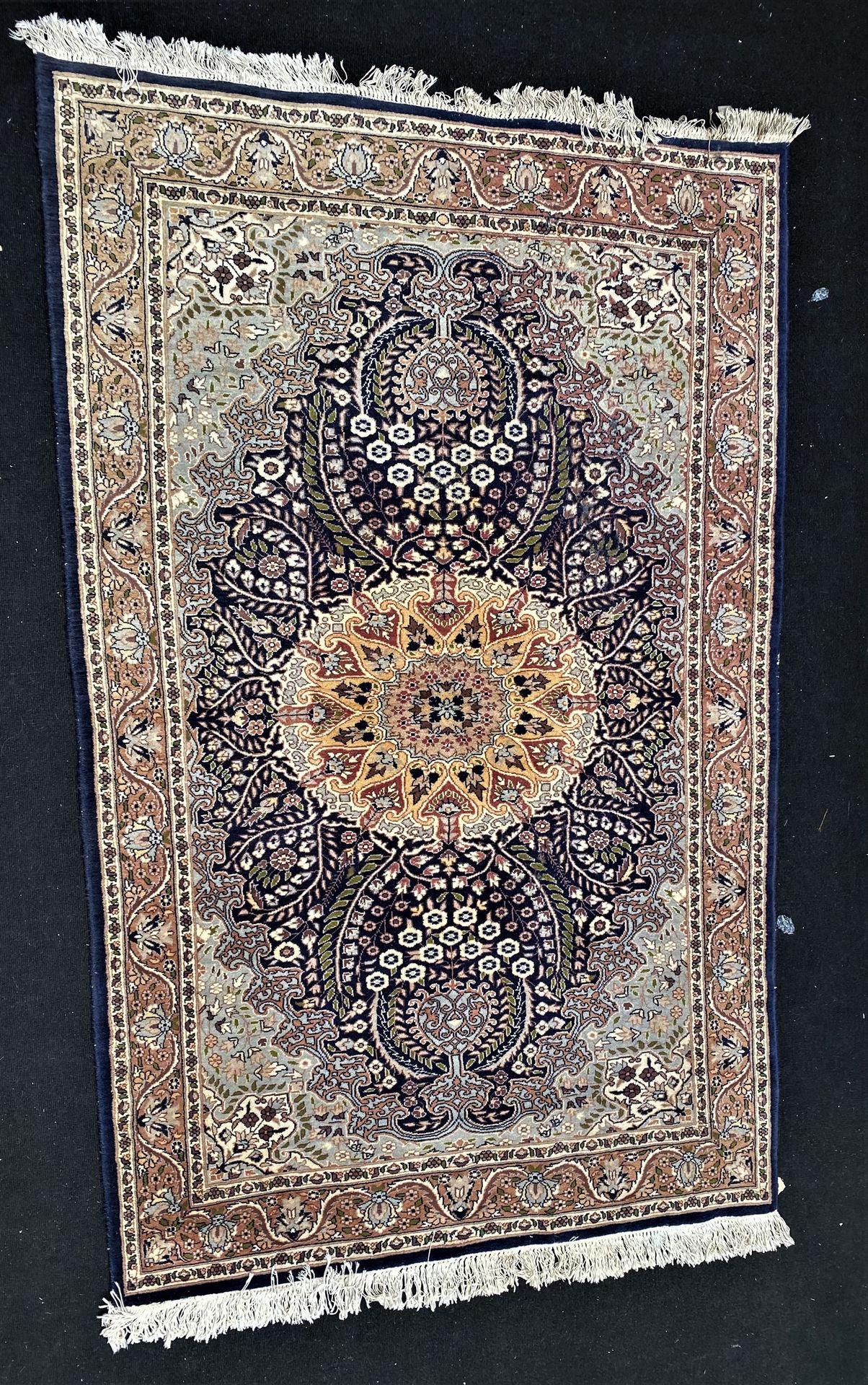 Null Tapis Tebriz (chaîne et trame en coton, velours en laine), Nord-ouest de la&hellip;