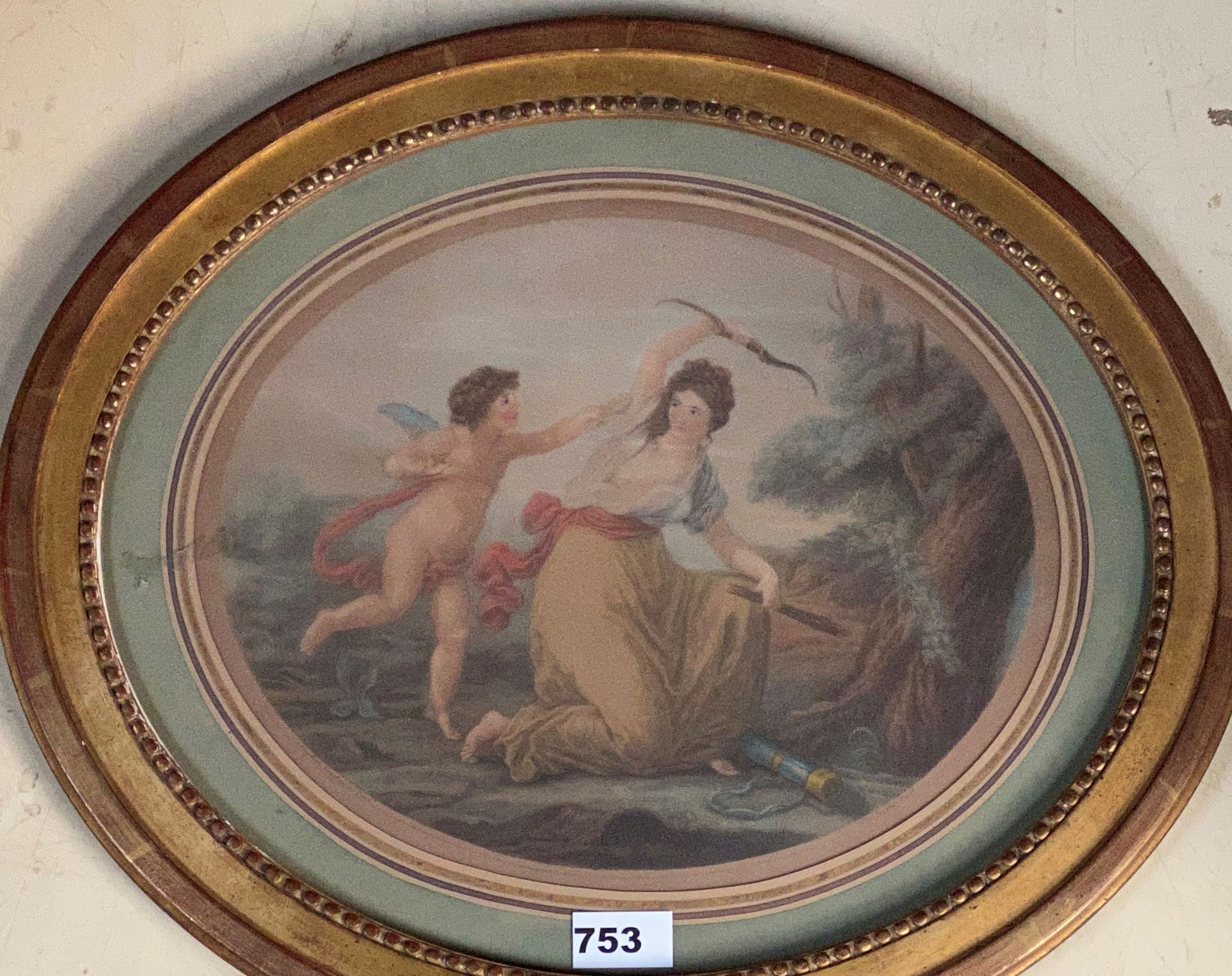 Null Thomas Burke (1749-1815) after Agelica Kauffman (1741-1807) "Cupid Disarmed&hellip;