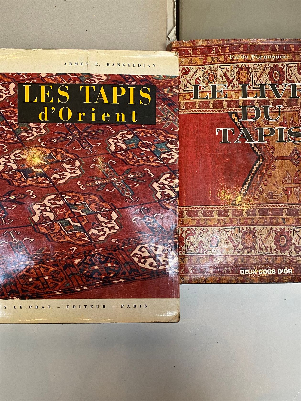 Null [一套5册：《阿赫哲安》(Albert)--Le tapis。毯子 - Éditions Self, 1949 - 1个大的4开本，装在一个手提箱里 &hellip;